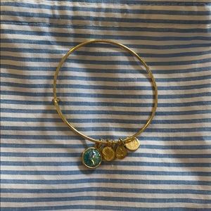Alex and Ani Birthstone Bracelet Aquamarine March